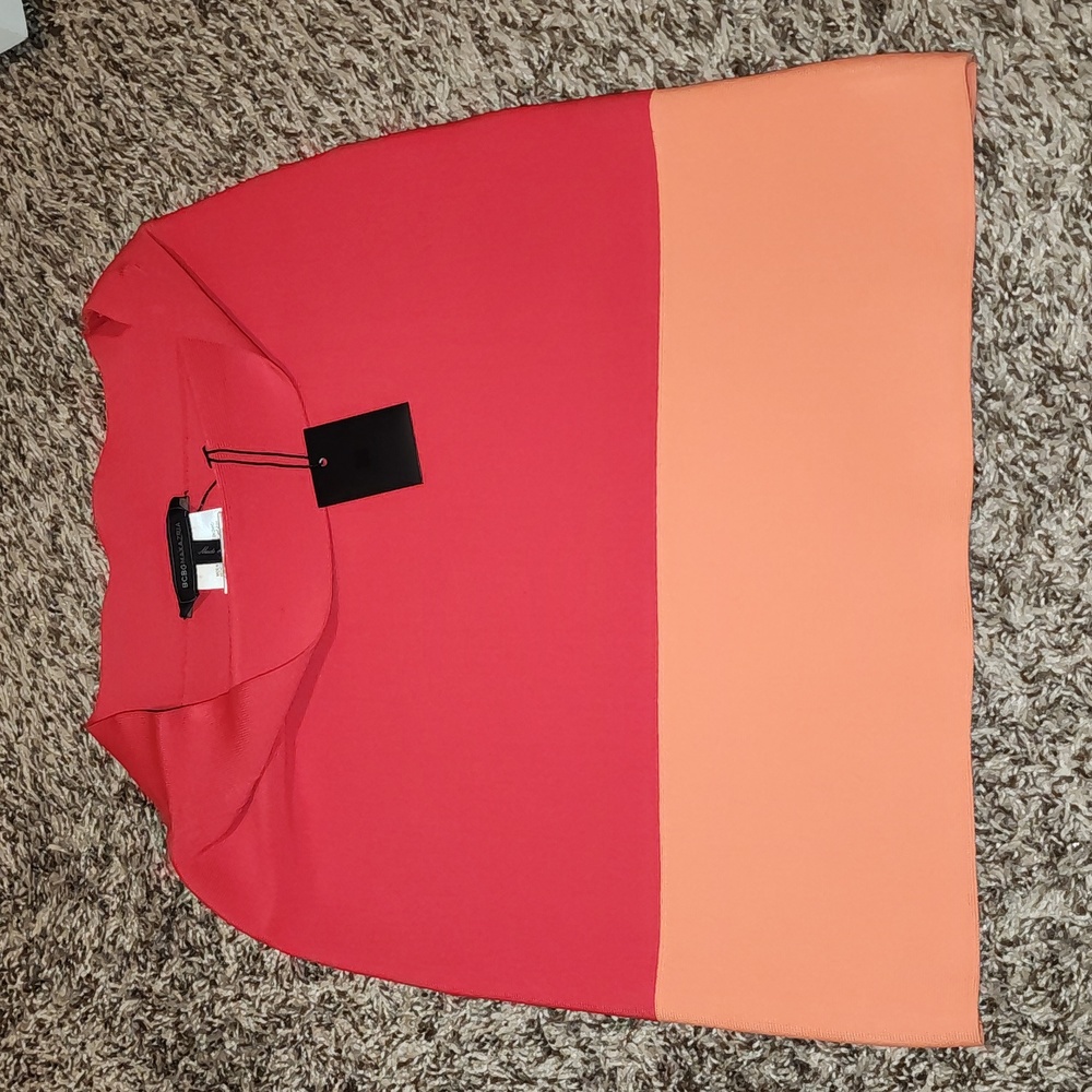 Bcbg mini skirt red orange brand new with tags